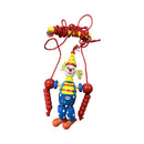 Wooden Clown Jumping Jack