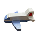Wooden Small White & Blue Plane