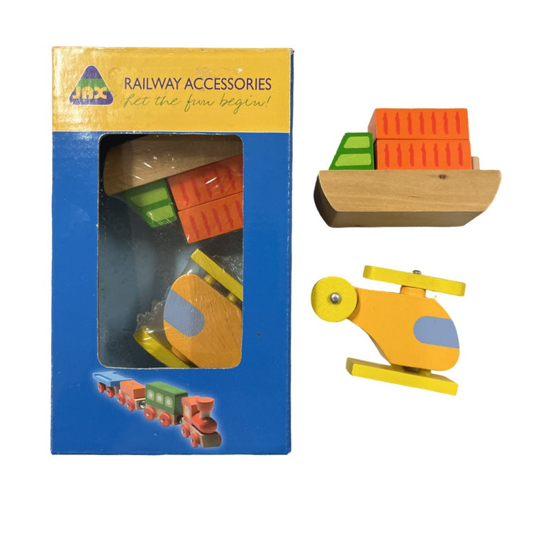 Jax | Railway Wooden Helicopter & Passenger Ship
