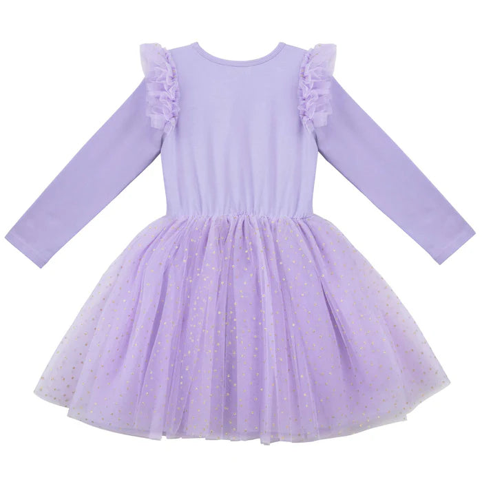 Designer Kids  Unicorn Sequin Lavender Tutu Dress