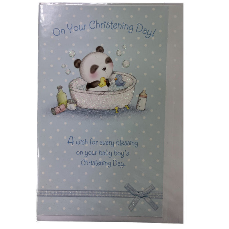 On Your Christening Day  - Baby Boy