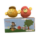 Wooden Twin Baby Tooth Box