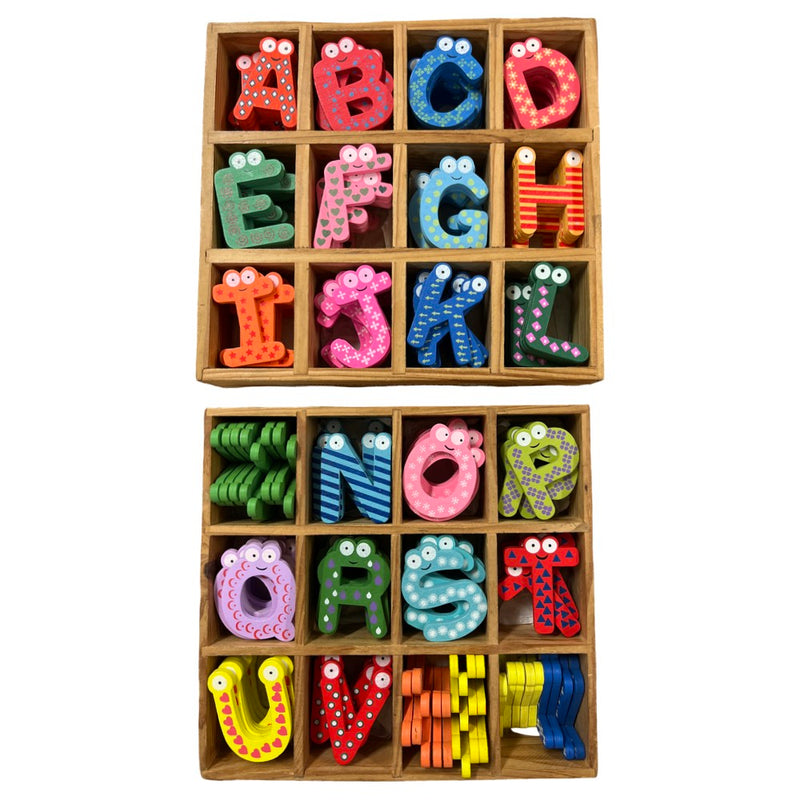 Mini Magnetic Wooden Alphabet Letters $1.50 each