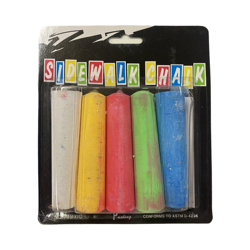 5pc Jumbo Sidewalk Chalk