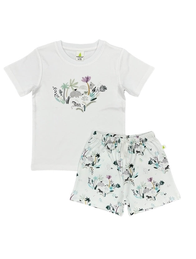 Imababy | Top & Shorts Set/Pyjamas  - Madagascar Forest