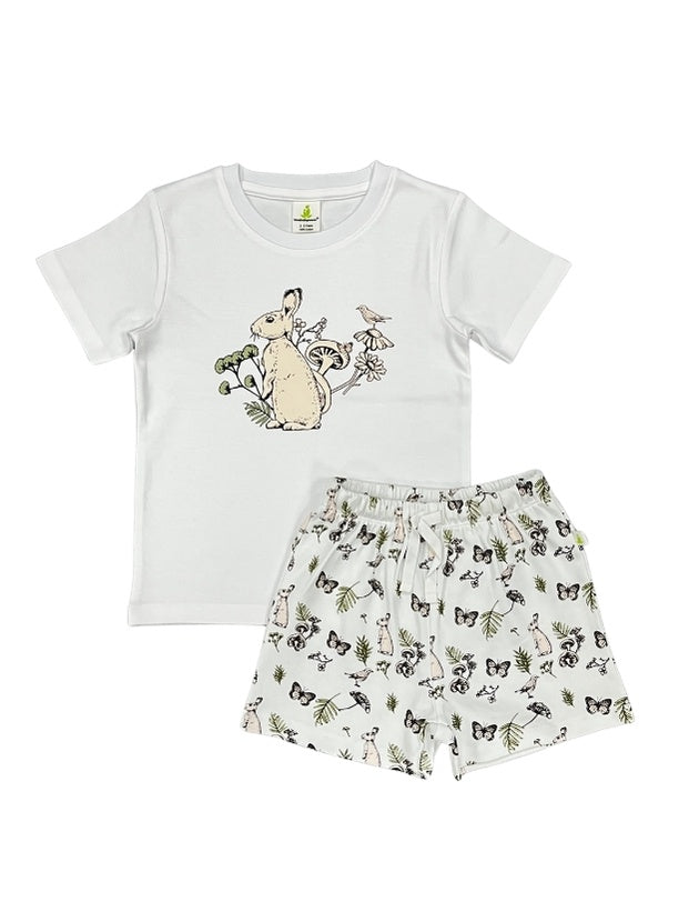 Imababy | Top & Shorts Set/Pyjamas  - Garden Friends