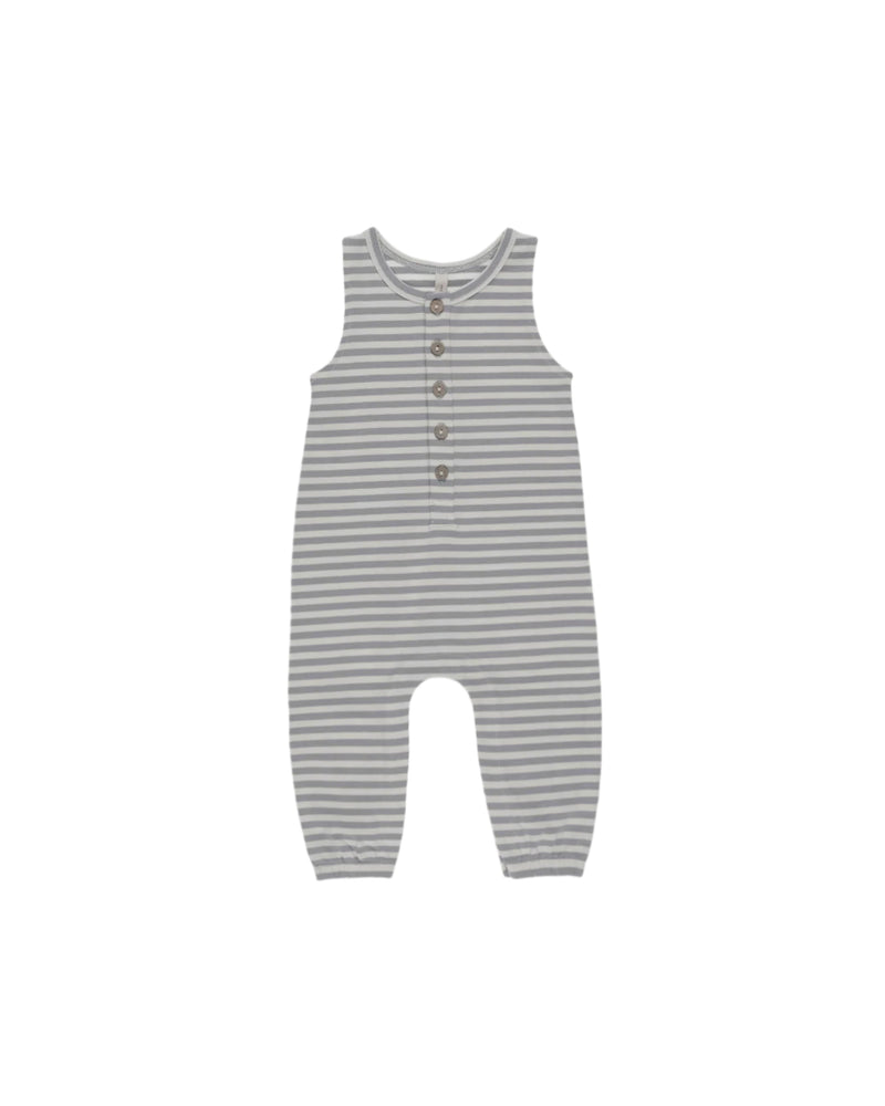 Quincy Mae | Sleeveless Jumpsuit | Blue Stripe