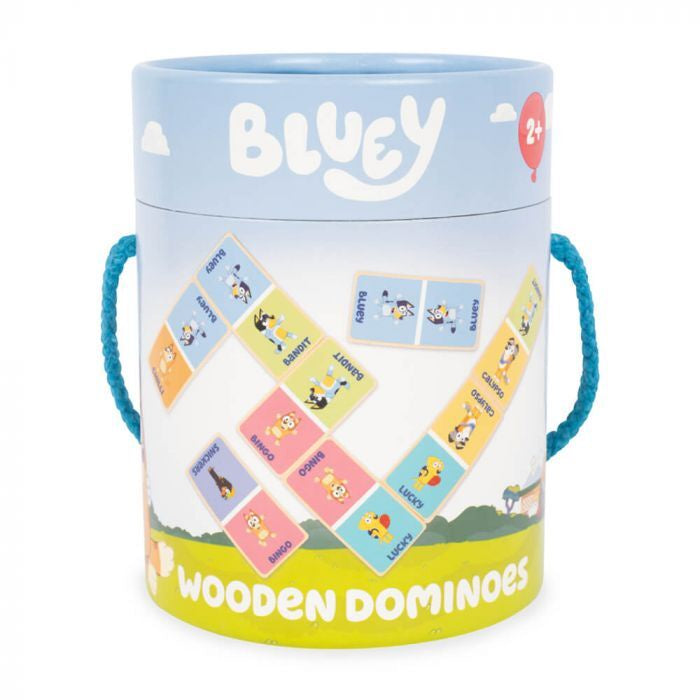 Bluey Wooden Dominoes Set