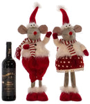 Plush Mice - Standing Boy & Girl (H) 420mm (Pack of 2/1 of each)