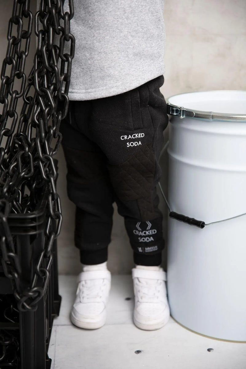 Cracked Soda | Boys Juke Textured Trackpants -