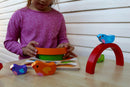 Bird and Rainbow Puzzle Wooden | Kiddie connect