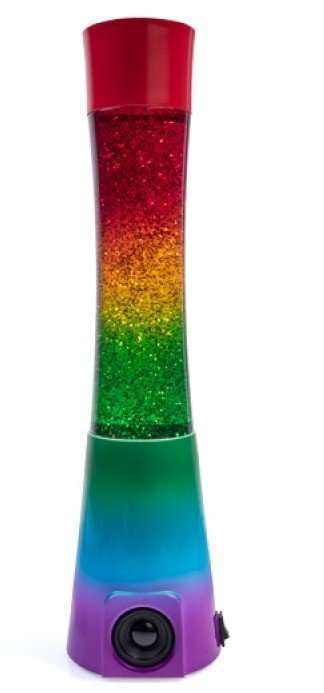 Rainbow Glitter Lamp Speaker