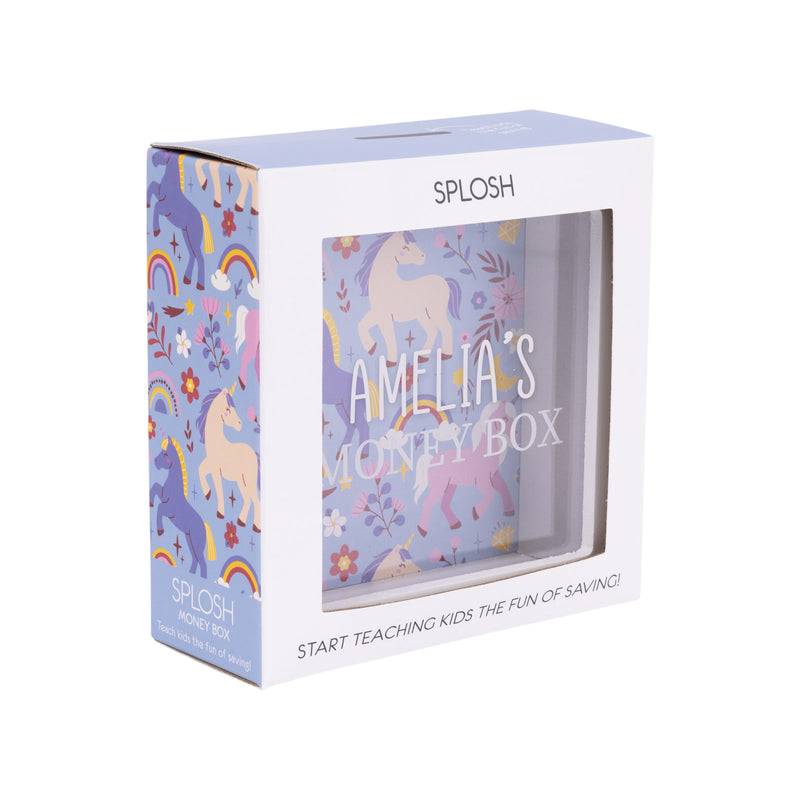 Splosh | Kids Money Box- Unicorn/Mermaid