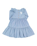 Radicool | Ruffle Chambray Dress