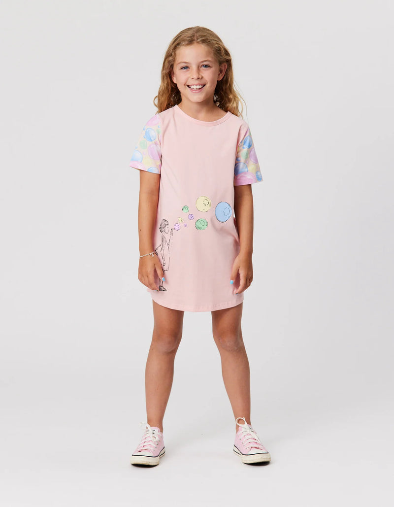 RADICOOL KIDS | BUBBLY SKATER TEE DRESS