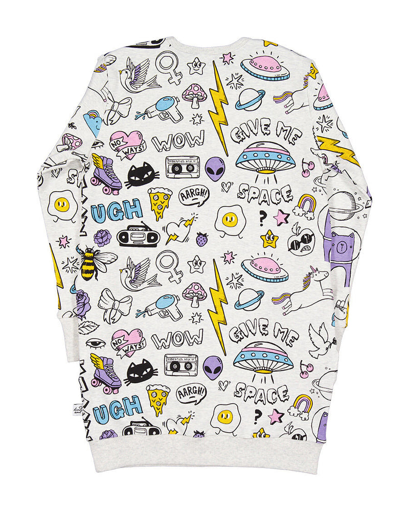 Radicool Kids | Doodle Sweater Dress