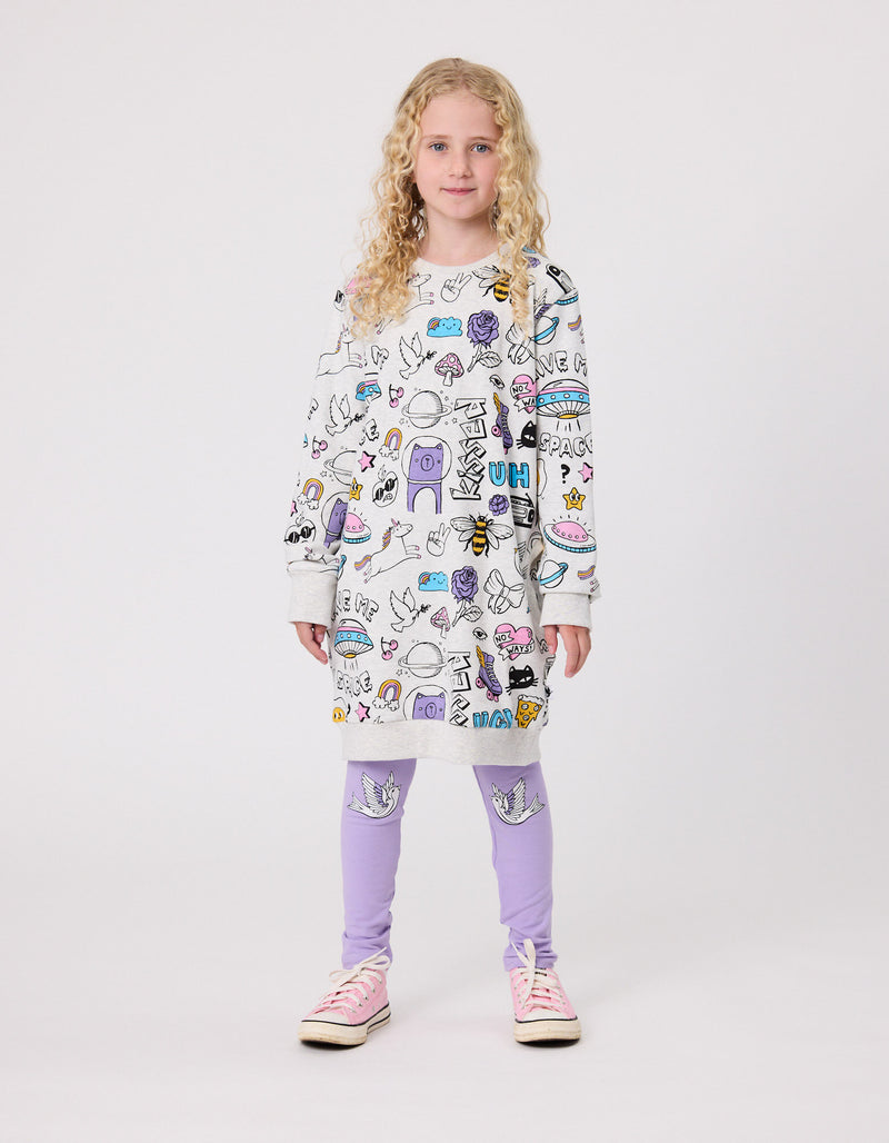 Radicool Kids | Doodle Sweater Dress