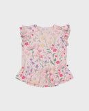 Radicool Kids | Wild Flowers Frill Tee - Multi