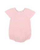 Bébé | Willa Organic Knit Pointelle Bodysuit - Pale Pink