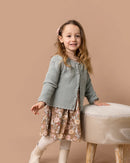 Bébé | 100% Cotton Knitted Cardigan - Pistachio
