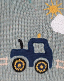Bebe Hunter FArm Tractor Knitted Baby Jumper