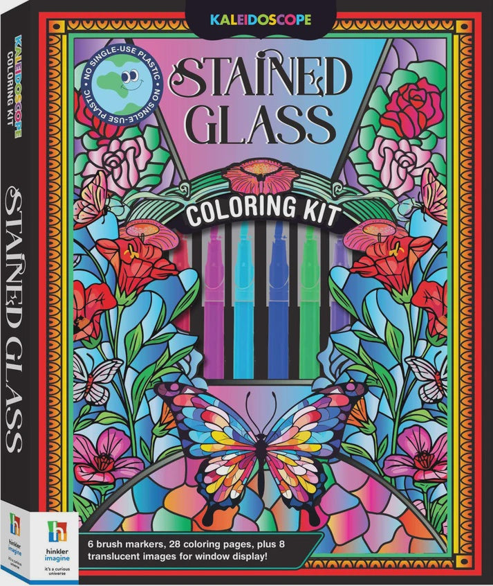 Kaleidoscope Stained Glass Colouring Kit RRP $21.99 SALE