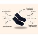 Kids Classic Soothe Step™ Sensory Socks - Black