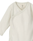 Babu | Kimono Cream cotton L/S Bodysuit