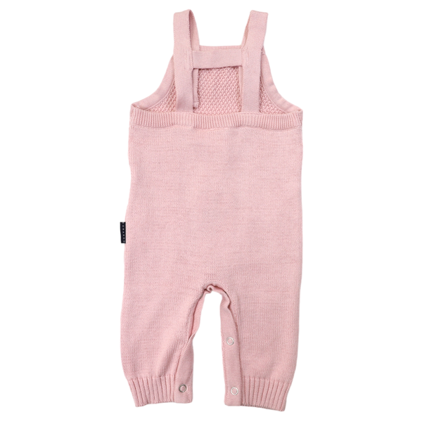 Korango | Baby Girls Knit Overalls - Lotus