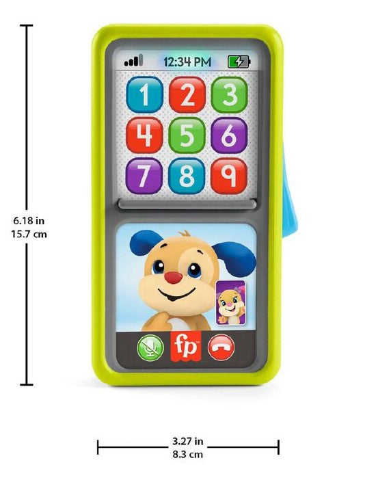 Fisher Price | Laugh & Learn 2-in-1 Slide to Learn Smartphone