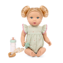 Lullababy 14"  Blonde Doll & Bottle Set