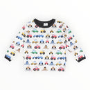 Korango | Farm Trucks Long Sleeve Top -  Beige