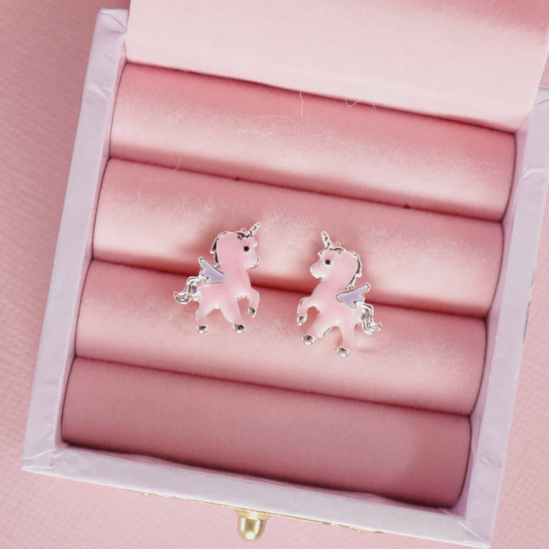 Lauren Hinkley | Pink Unicorn Earrings in Fairy Magic Trinket Box