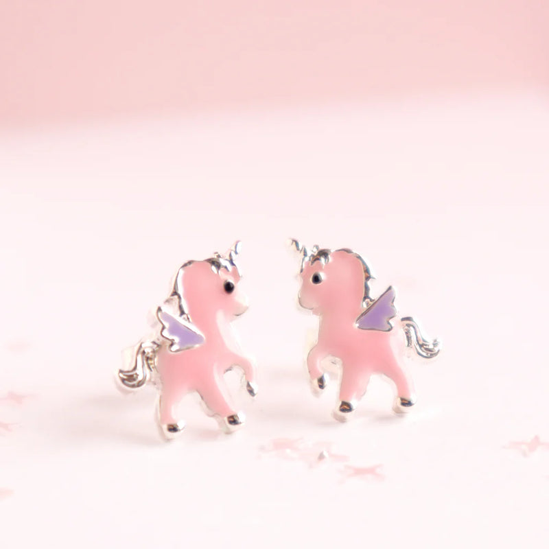 Lauren Hinkley | Pink Unicorn Earrings in Fairy Magic Trinket Box