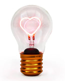 Stellar Haus LED Filament Lightbulb Night Light- Heart