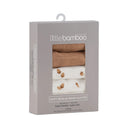 Little Bamboo | Muslin Wash Cloth 6pk - Iced Coffee