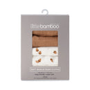 Little Bamboo | Muslin Wash Cloth 6pk - Iced Coffee