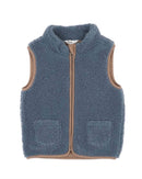 Bebe | Blue Serpa Zip-Up Vest