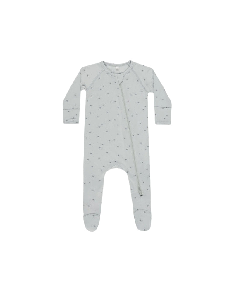 Quincy Mae | Bamboo Zip Footie - Twinkle