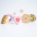 Le Toy Van 3 Tier Cake Stand Set with Wooden Desserts RRP $59.99