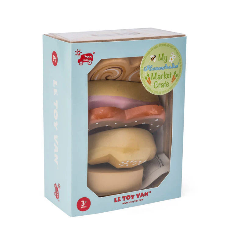 Le Toy Van | Honeybake Baker's Basket in Crate Playset