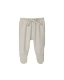 Babu | 100% Organic cotton footed leggings - Oat