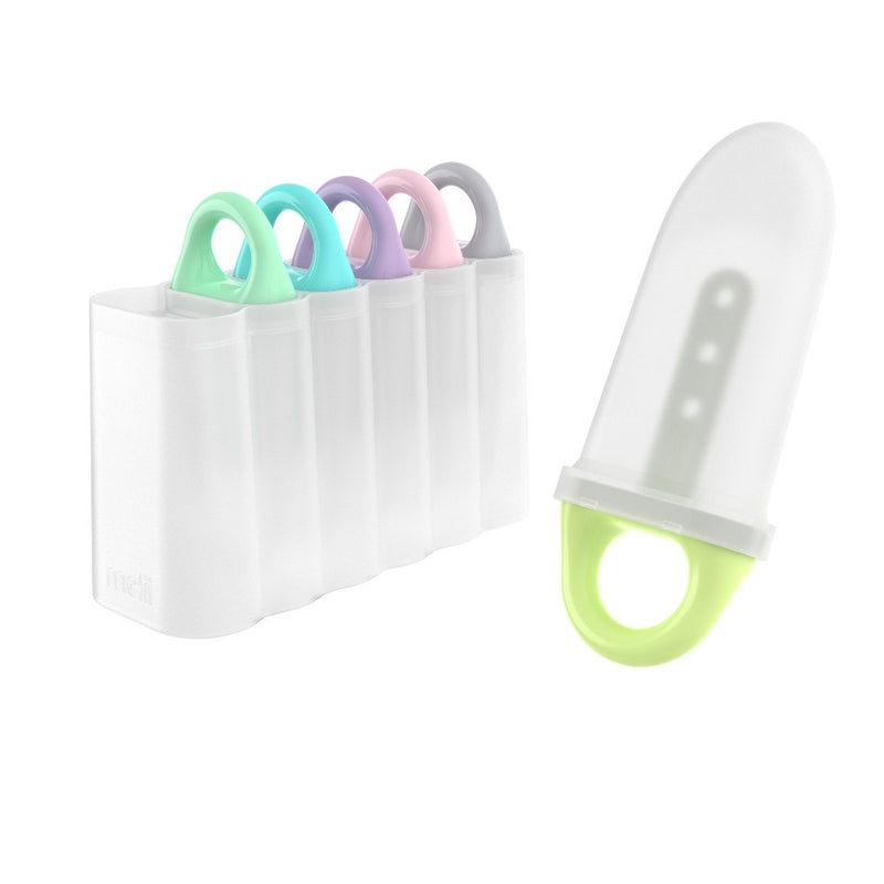 Melii 6 Piece Ice Pops with Tray