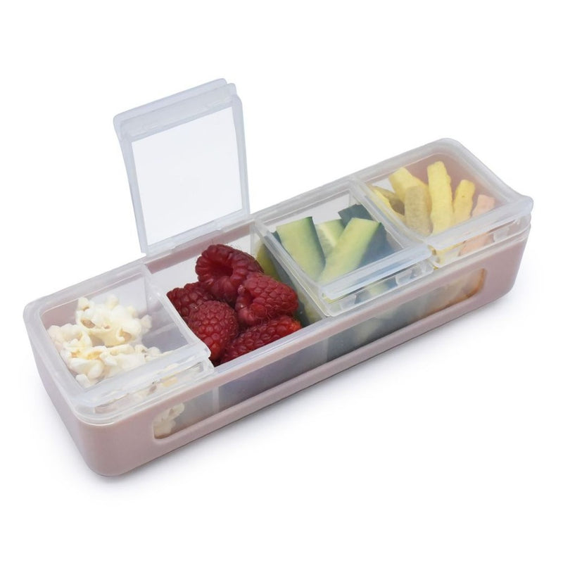 Melii 4 Compartment Snackle Box - Pink