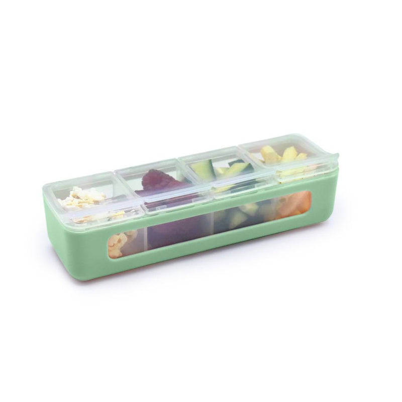 Melii 4 Compartment Snackle Box - Mint