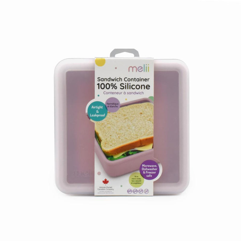 Melii Silicone Sandwich Container - Pink