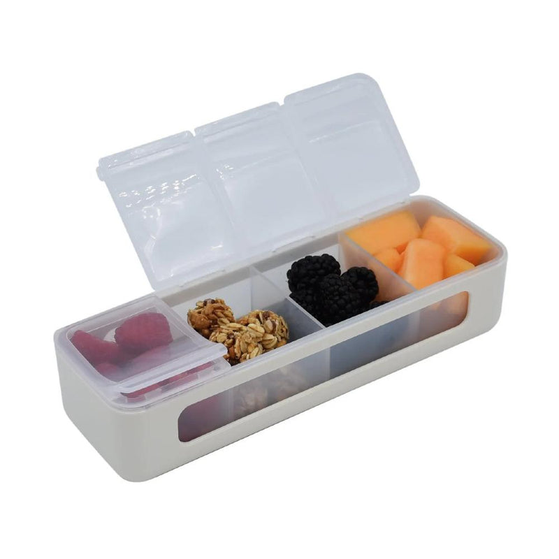 Melii 4 Compartment Snackle Box - Ivory