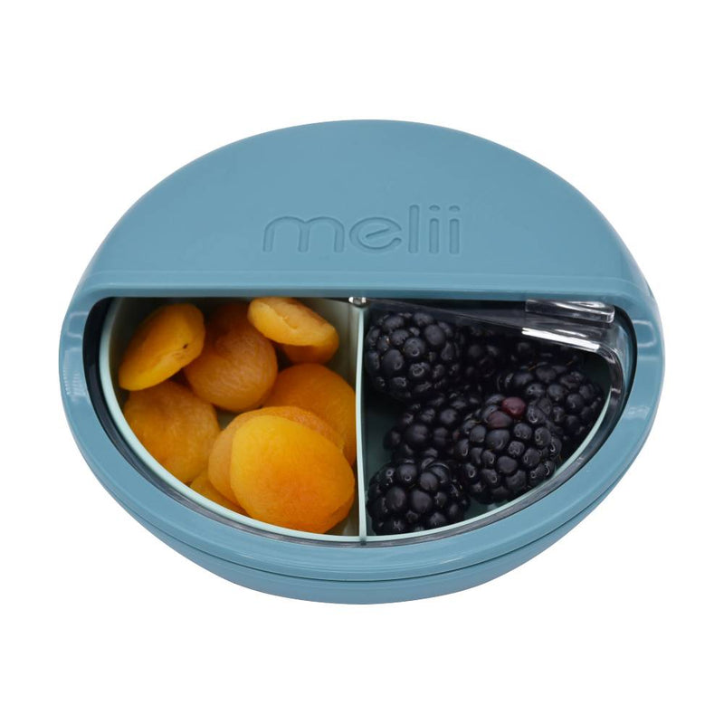 Melii: Spin Snack Container -Luxe Blue