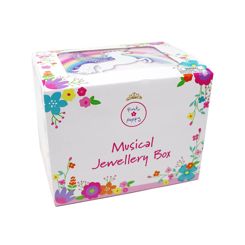 Pink Poppy | Unicorn Dreamer Medium Musical Jewellery Box