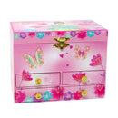 Pink Poppy |  Butterfly Friends Medium Musical Jewellery Box